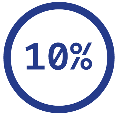 10% icon
